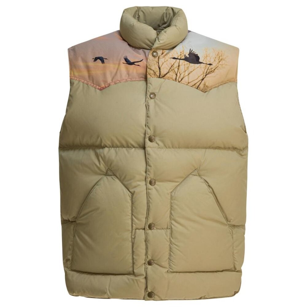 Needles Needles X Rocky Mountain Featherbed Sleeveless Jacket Tag Size 46 Men